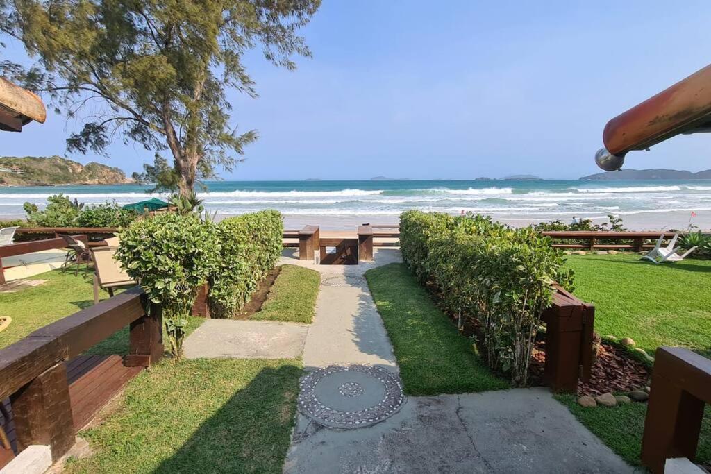 Pe Na Areia Praia Geriba Buzios Bagian luar foto